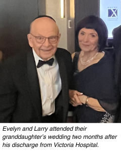 Larry and Evelyn at their granddaughter's wedding